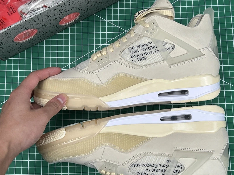 JORDAN 4 RETRO OFF-WHITE SAIL