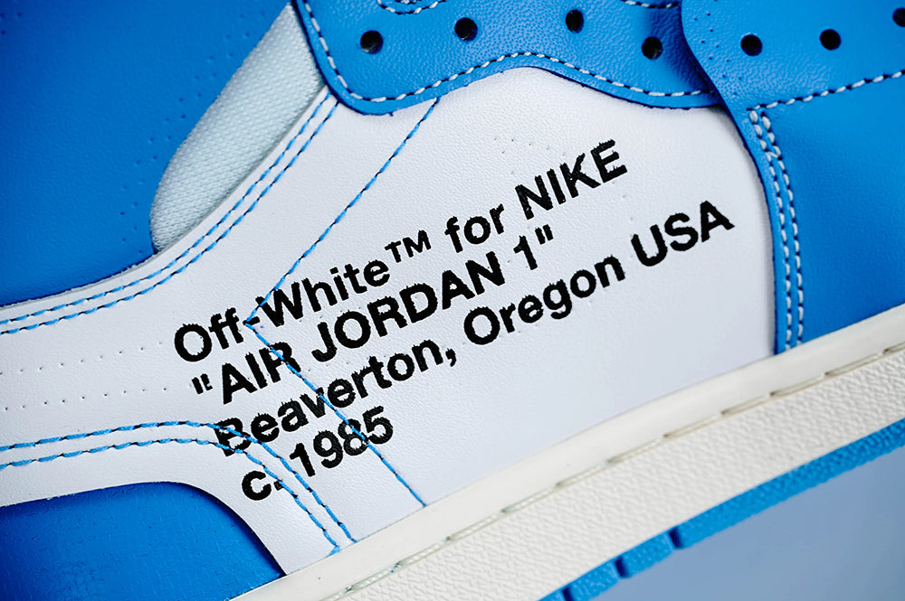 AIR JORDAN 1 OFF-WHITE BLUE “UNC” UNIVERSITY BLUE