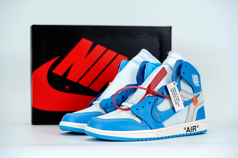 AIR JORDAN 1 OFF-WHITE BLUE “UNC” UNIVERSITY BLUE